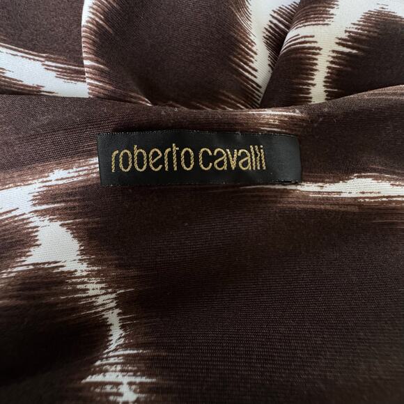 Vintage Y2K ROBERTO CAVALLI Giraffe Print Maxi Skirt - Picture 7 of 10